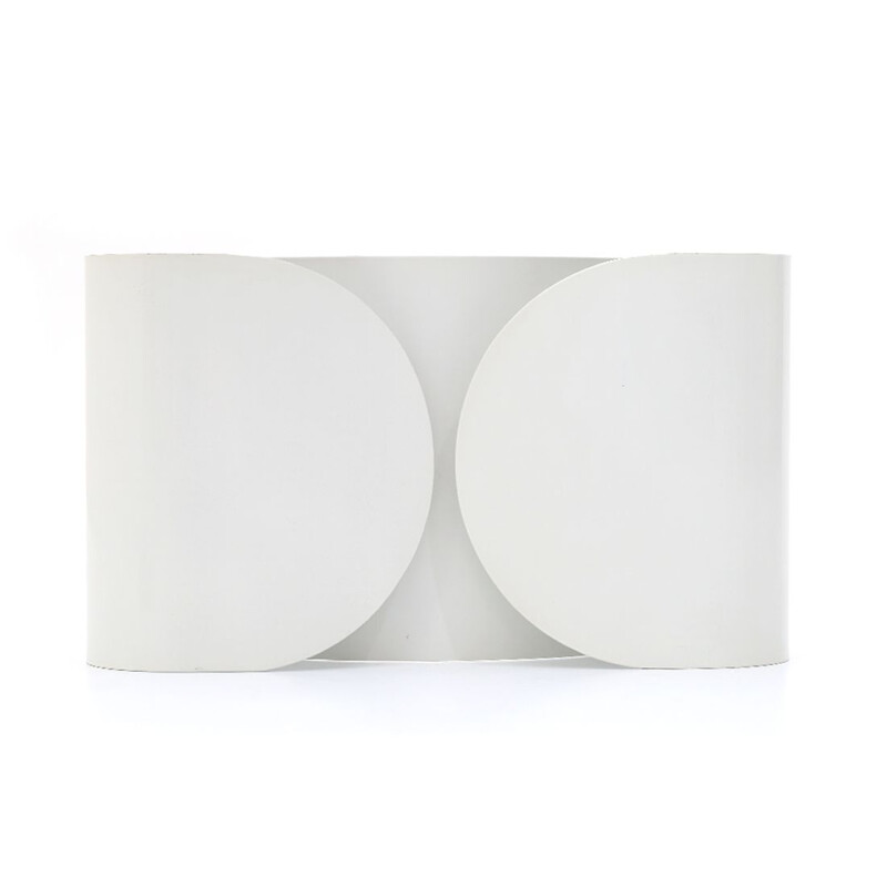 Vintage White "Foglio" wall lamp by Tobia Scarpa for Flos 1960s