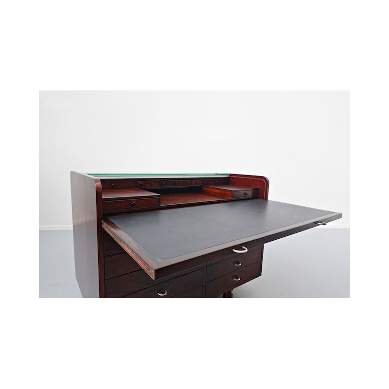 Vintage secretary desk by Gianfranco Frattini for Bernini, 1960