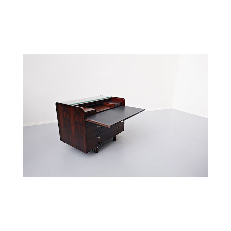 Bureau secrétaire vintage de Gianfranco Frattini pour Bernin, 1960