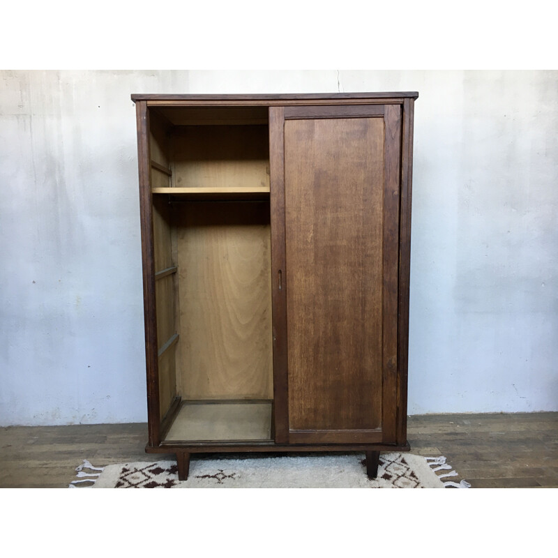 Vintage oak cabinet, France 1950s