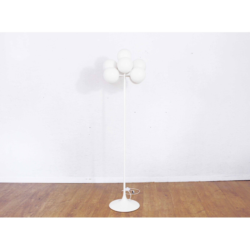 Lampadaire vintage Temde Leuchten par E.R Nele, Suisse 1960