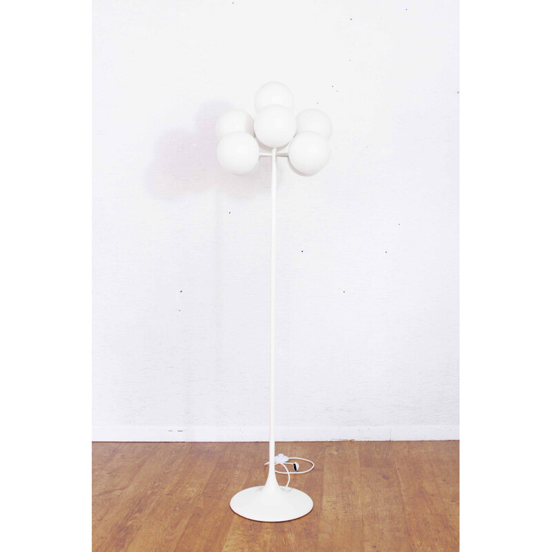 Vintage floor lamp Temde Leuchten by E.R Nele, Switzerland 1960s