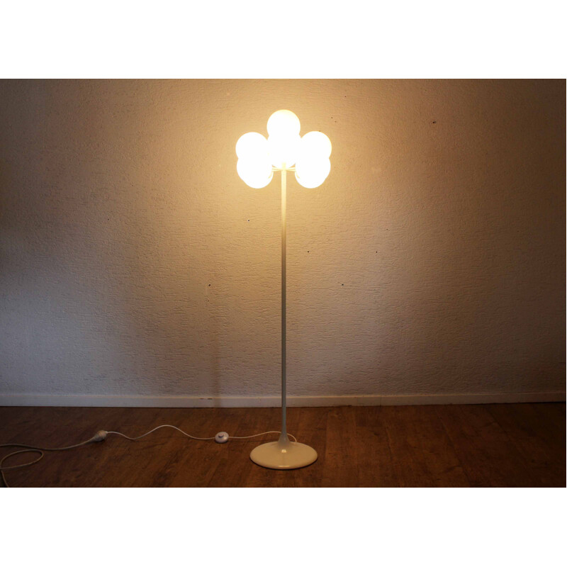 Vintage floor lamp Temde Leuchten by E.R Nele, Switzerland 1960s