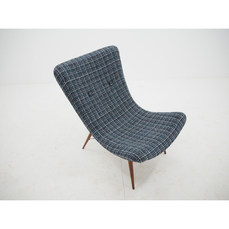 Vintage Lounge Chair by Miroslav Navratil 1960s