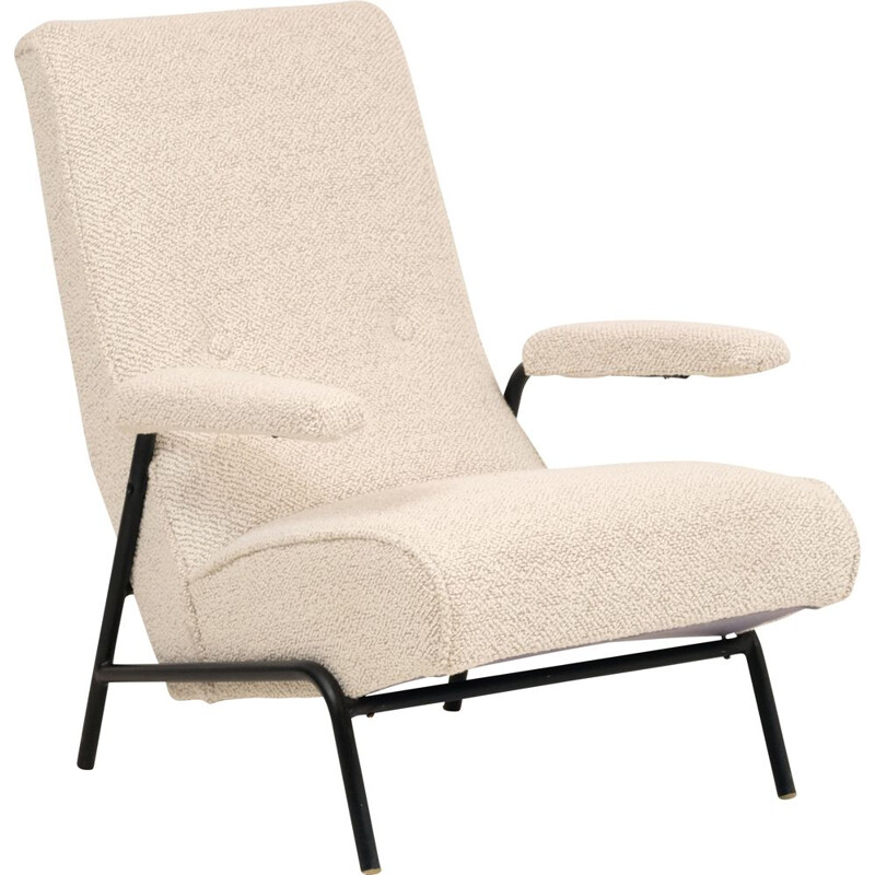 Guy Besnard sillón blanco de época 1950