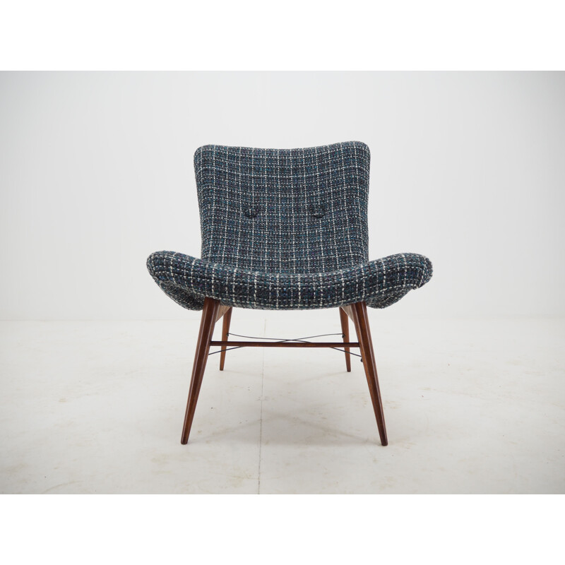 Vintage Lounge Chair by Miroslav Navratil 1960s