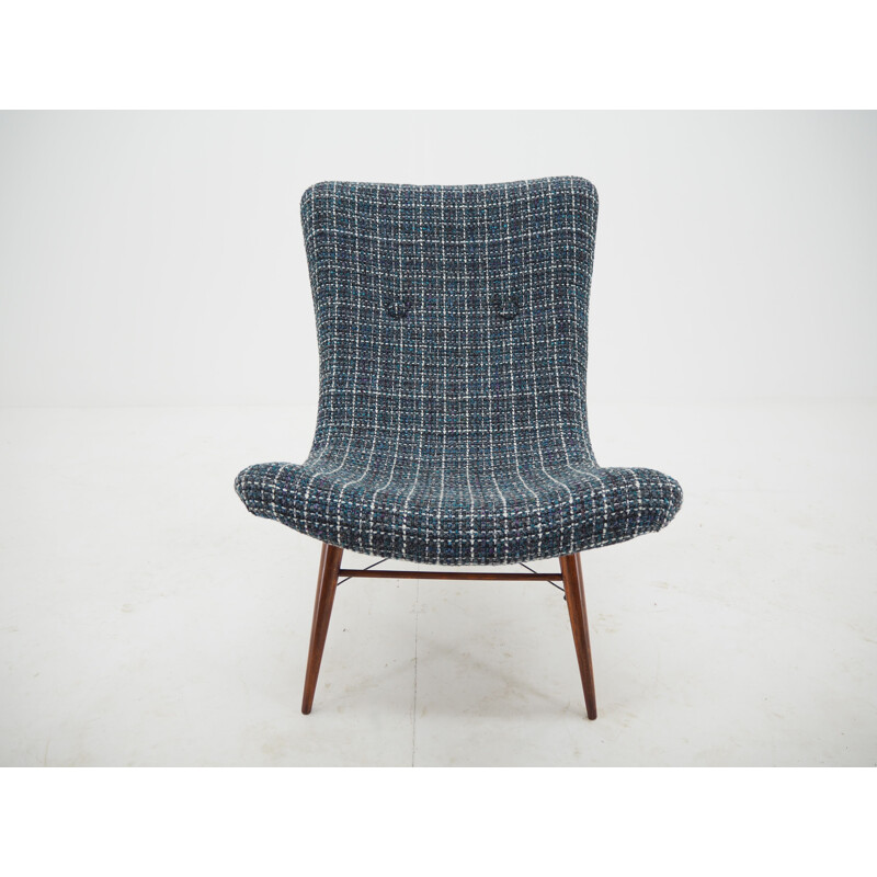 Vintage Lounge Chair by Miroslav Navratil 1960s