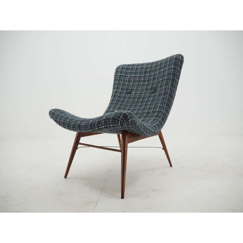 Fauteuil lounge vintage de Miroslav Navratil 1960