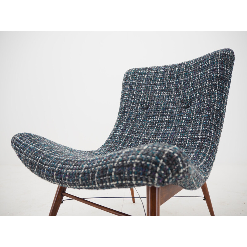 Vintage Lounge Chair by Miroslav Navratil 1960s