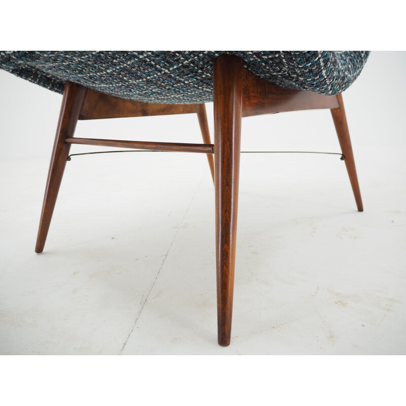 Vintage Lounge Chair by Miroslav Navratil 1960s