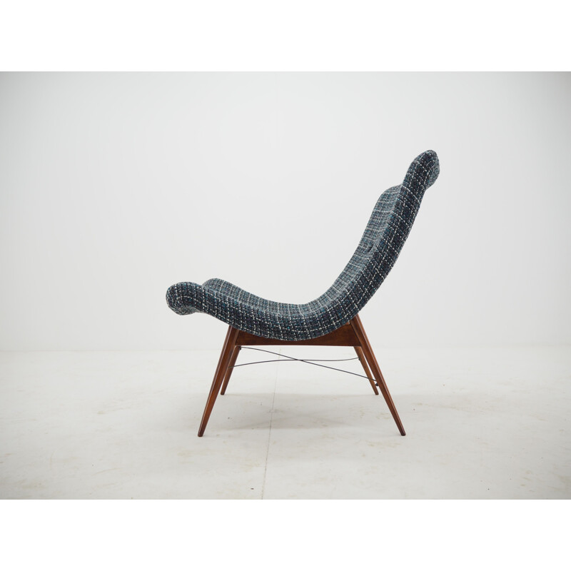 Vintage Lounge Chair by Miroslav Navratil 1960s