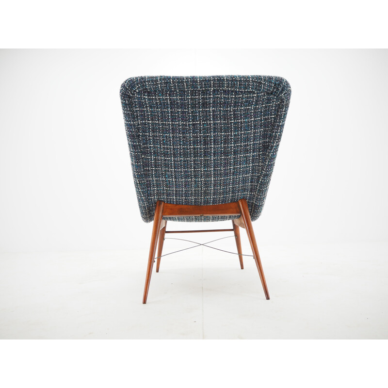 Fauteuil lounge vintage de Miroslav Navratil 1960