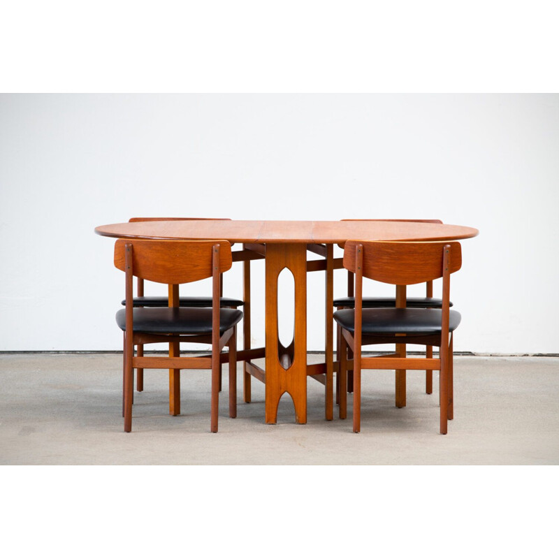 Table vintage en teck, Scandinave 1960