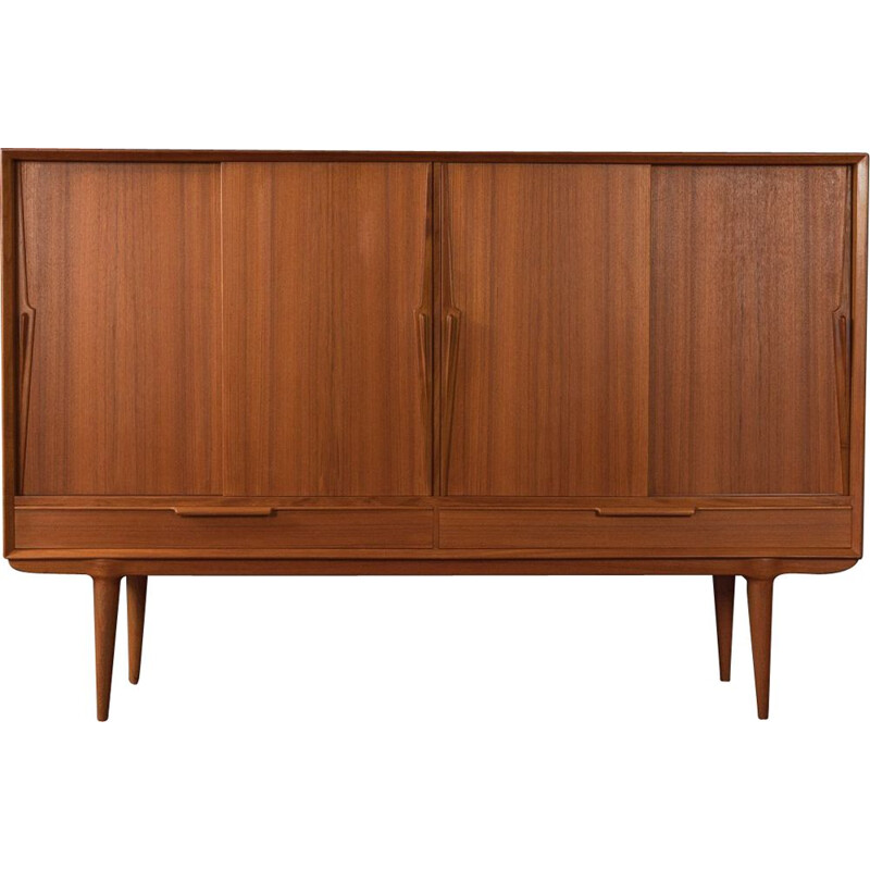 Vintage Highboard by Omann Jun, Denmark 1960s