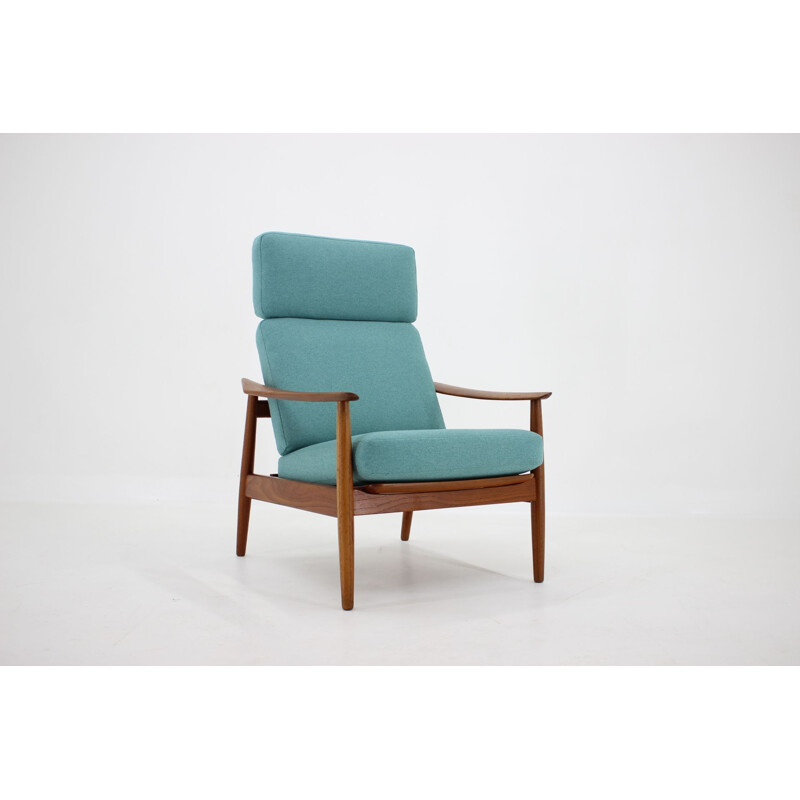 Vintage Adjustable Armchair by Arne Vodder for France & Son, Denmark 1960s