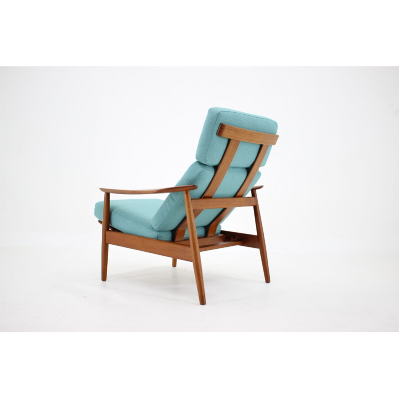 Vintage Adjustable Armchair by Arne Vodder for France & Son, Denmark 1960s