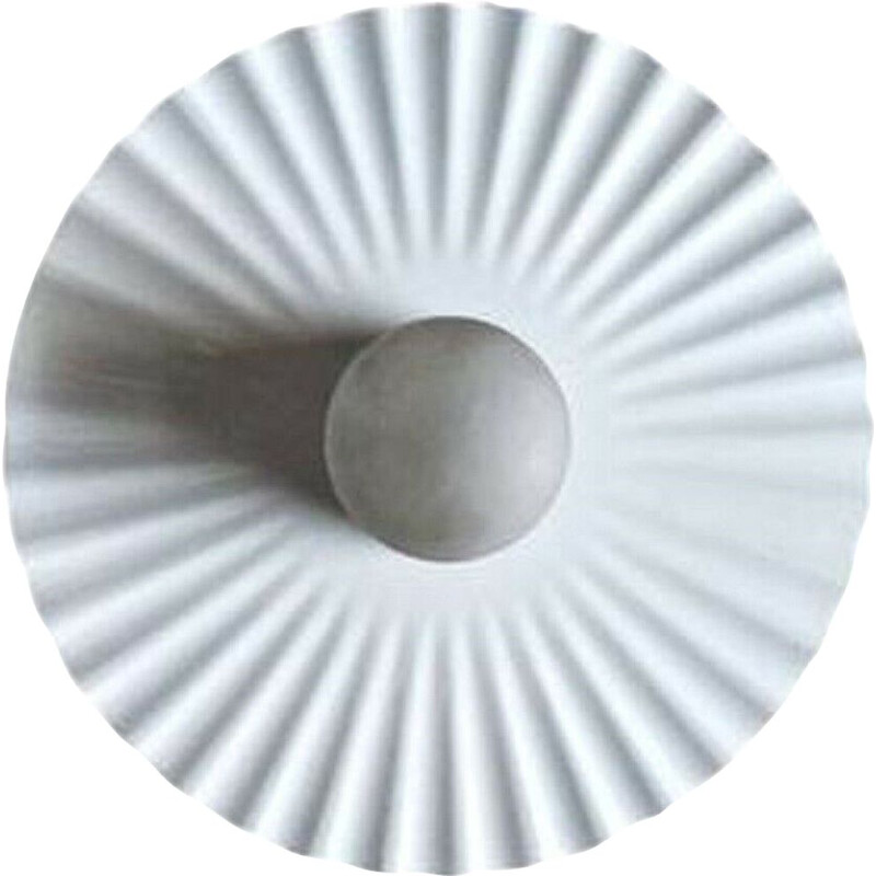 Vintage wall or ceiling lamp model "plissè" by Achille Castiglioni, 1985