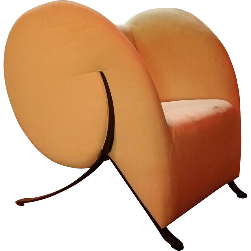 Sillón comma vintage de Yaacov Kaufman para Arflex 1991