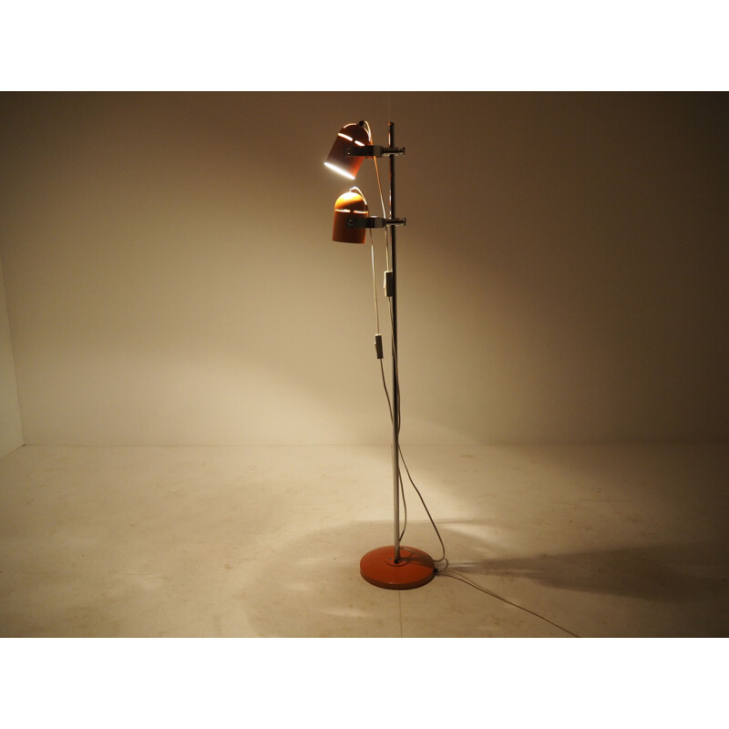 Lámpara de pie vintage de Stanisla Indra Combi lux, Checoslovaquia 1960