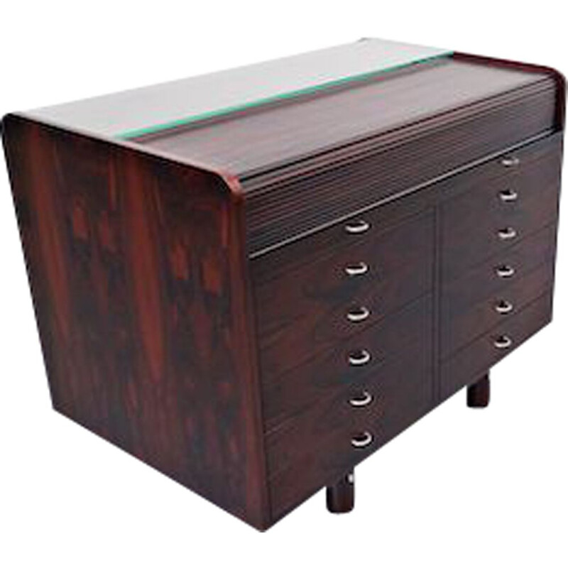 Bureau secrétaire vintage de Gianfranco Frattini pour Bernin, 1960