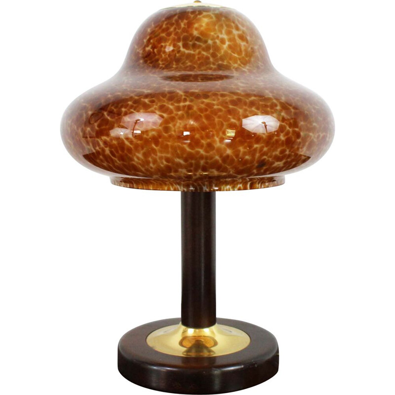 Lampe vintage champignon en verre Murano 1960