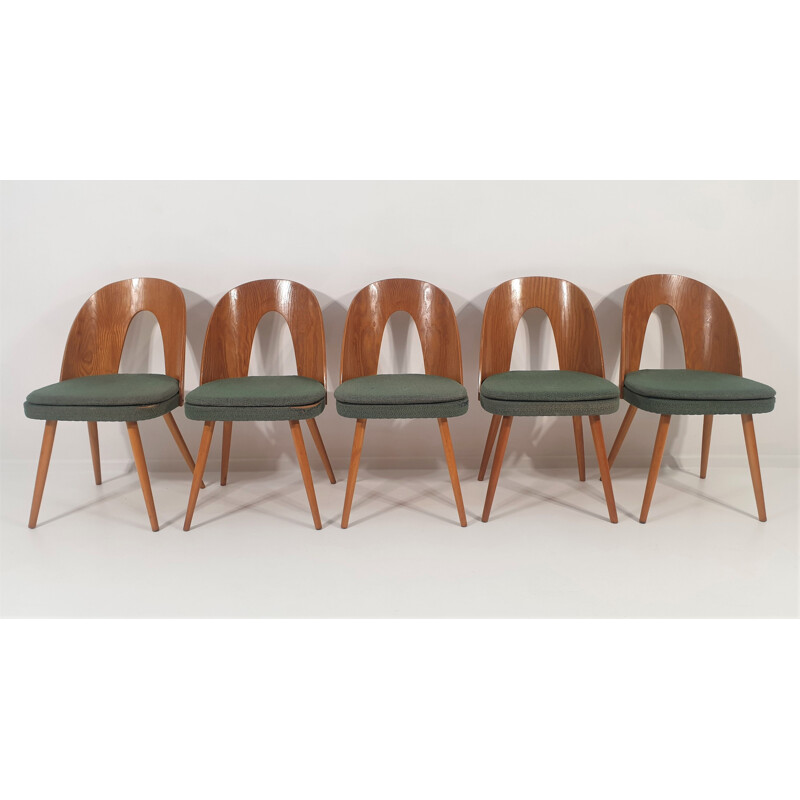 Set of 5 vintage Dining Chairs by Antonín Šuman 1960s