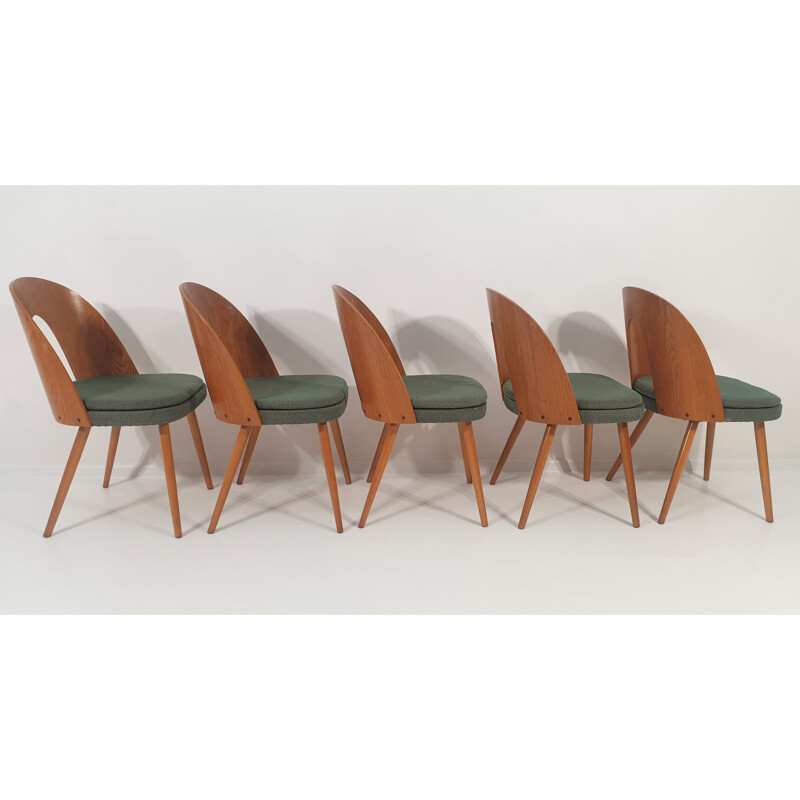 Set of 5 vintage Dining Chairs by Antonín Šuman 1960s