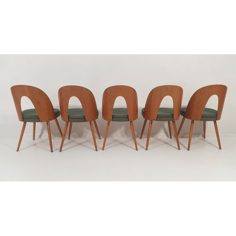 Lot de 5 chaises vintage d'Antonín Šuman 1960