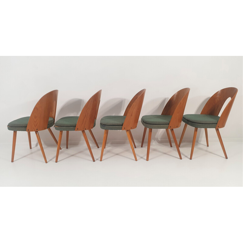 Lot de 5 chaises vintage d'Antonín Šuman 1960