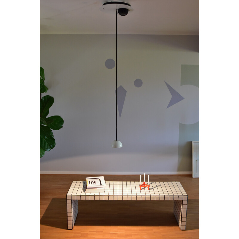 Vintage ceiling lamp alessia by Carlo Forcolini for Artemide, Italy 1980