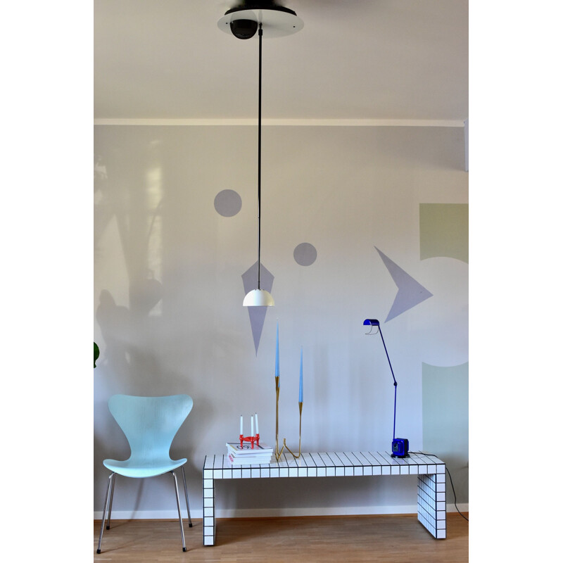 Vintage ceiling lamp alessia by Carlo Forcolini for Artemide, Italy 1980