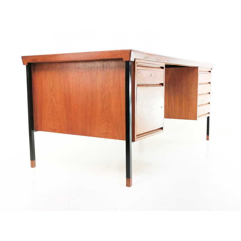 Vintage Desk by Peter Hvidt And Orla Molgaard Nielsen For Soborg Mobelfabrik, Danish 1960s