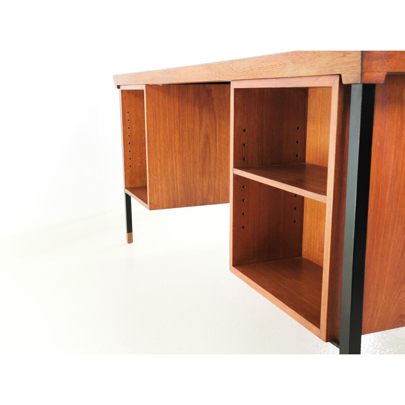 Vintage Desk by Peter Hvidt And Orla Molgaard Nielsen For Soborg Mobelfabrik, Danish 1960s