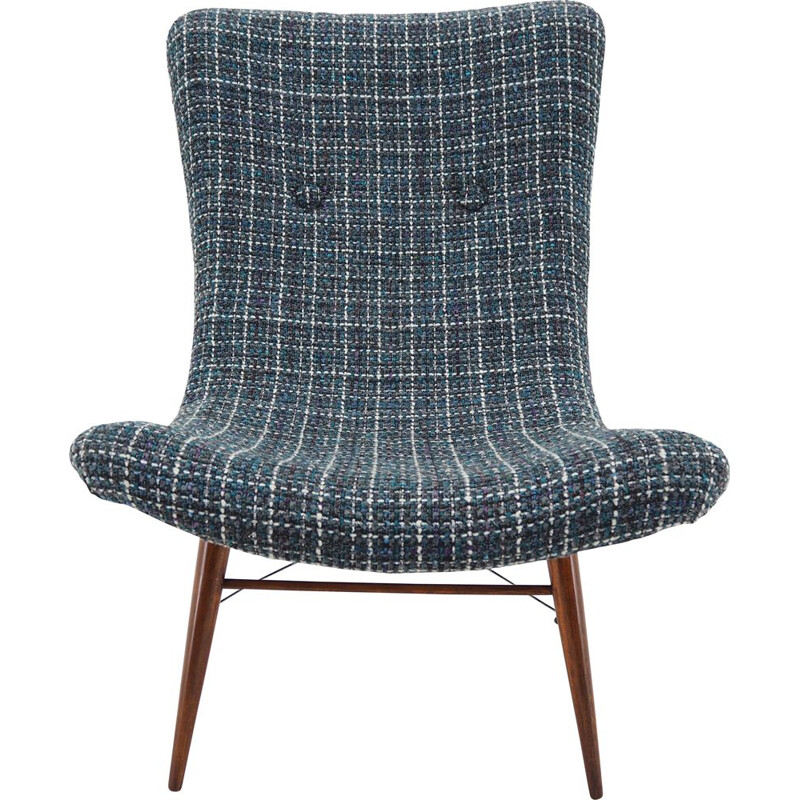 Fauteuil lounge vintage de Miroslav Navratil 1960