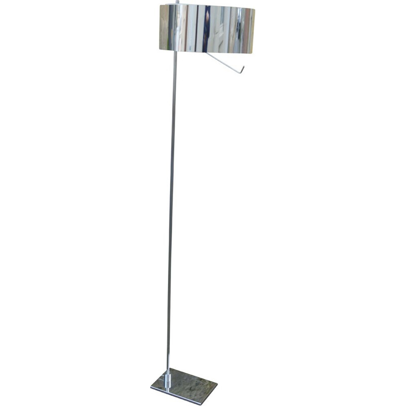 Vintage chromed metal floor lamp Cinna 2000s