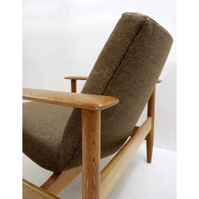 Pair of vintage teak armchairs, 1960