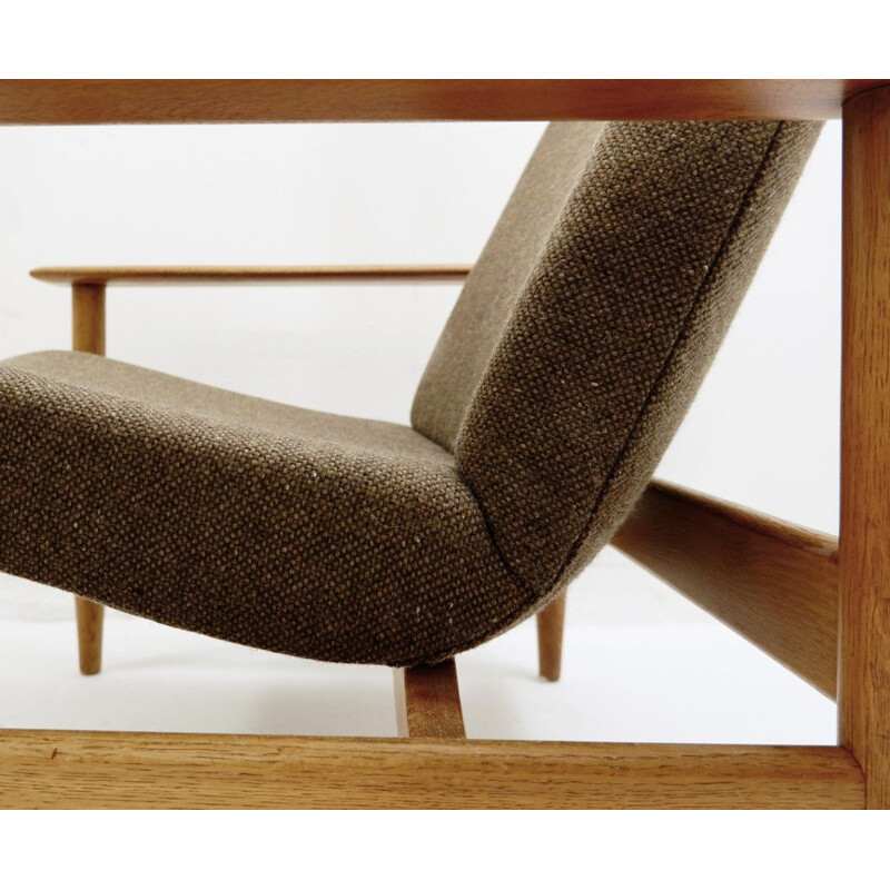 Pair of vintage teak armchairs, 1960