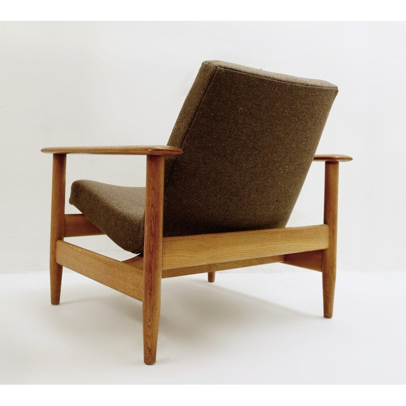 Pair of vintage teak armchairs, 1960