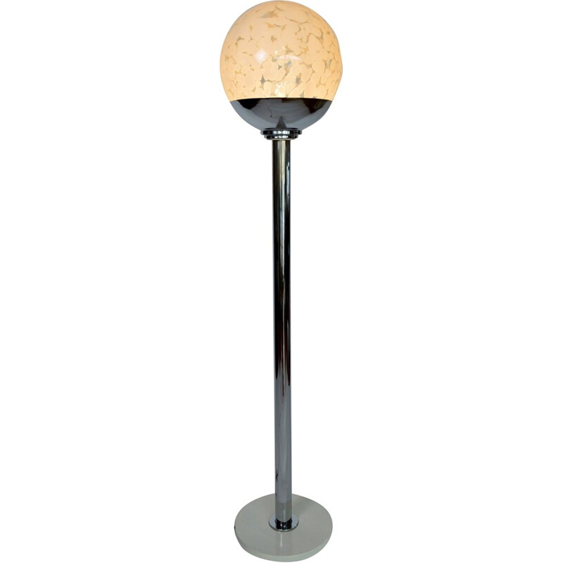 Vintage Murano glass floor lamp for Mazzega, 1960