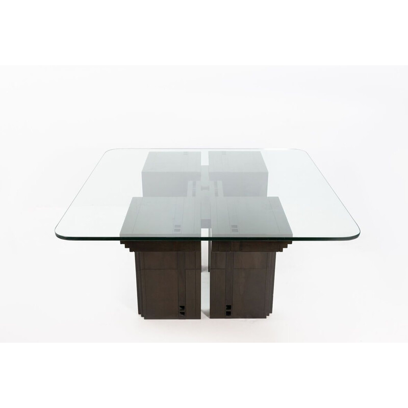 Vintage Dining Table By Umberto Asnago & Ambrogio Pozzi For Giorgetti, Italy1982