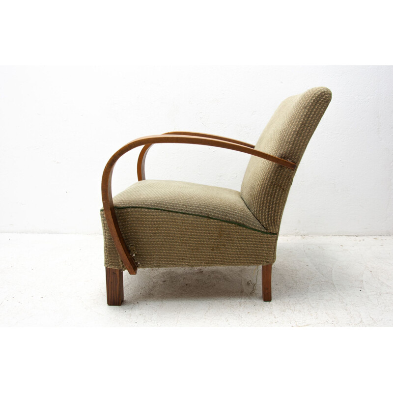 Vintage Bentwood armchair by Jindřich Halabala for UP Závody, 1950s