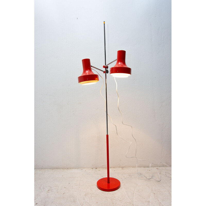 Lámpara de pie vintage de Josef Hurka 1960