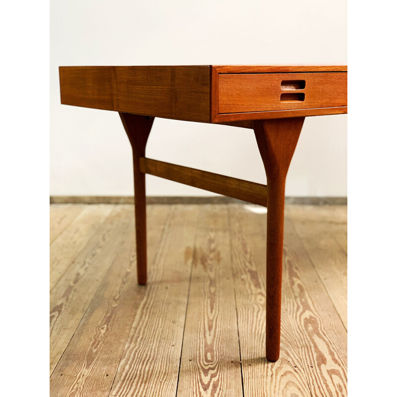 Mid-Century Teak Desk by Nanna Ditzel for Søren Willadsen Møbelfabrik, Danish 1950s