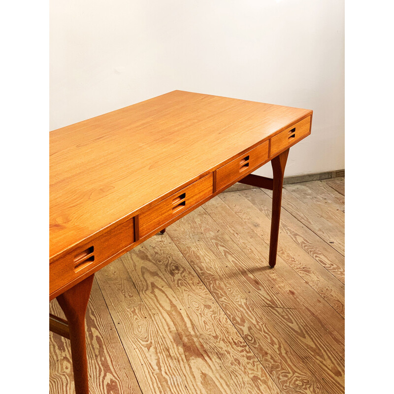 Mid-Century Teak Desk by Nanna Ditzel for Søren Willadsen Møbelfabrik, Danish 1950s