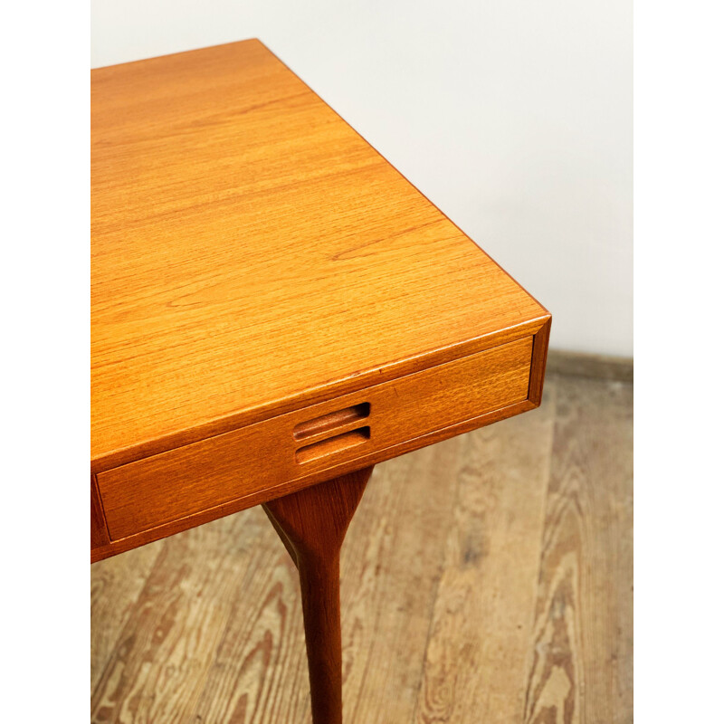 Mid-Century Teak Desk by Nanna Ditzel for Søren Willadsen Møbelfabrik, Danish 1950s