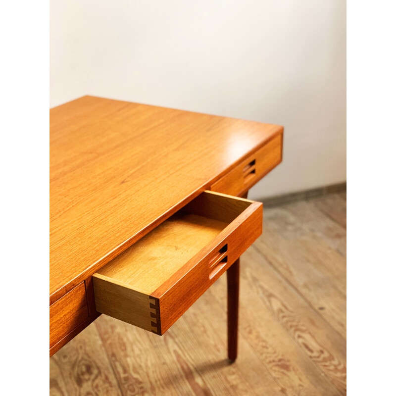 Mid-Century Teak Desk by Nanna Ditzel for Søren Willadsen Møbelfabrik, Danish 1950s