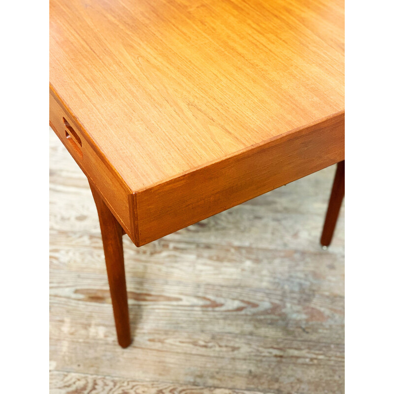 Mid-Century Teak Desk by Nanna Ditzel for Søren Willadsen Møbelfabrik, Danish 1950s