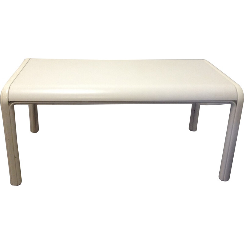 Table "Orsay" Knoll blanche en métal et mélaminé, Gae AULENTI - 1969