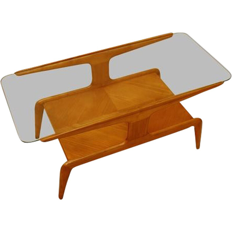 La Rinascente coffe table in cherrywood, Gio PONTI - 1930s