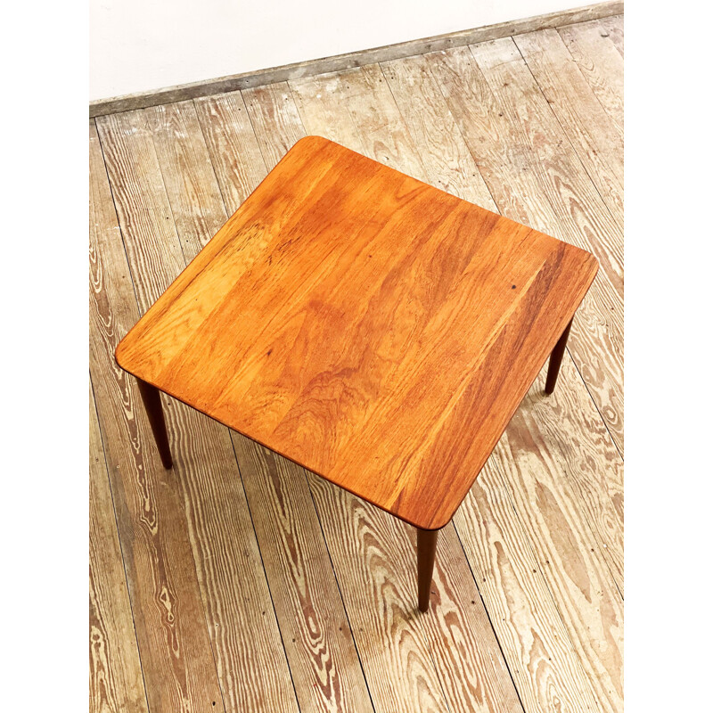 Vintage teak coffee table by Peter Hvidt and Orla Mølgaard Nielsen for France et fils, 1950